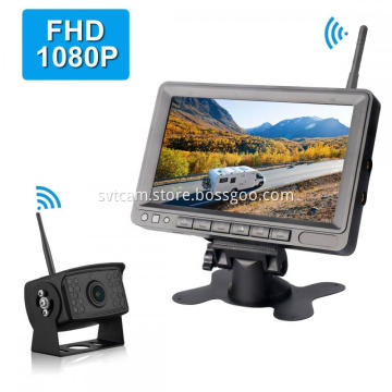 Digital Wireless Rear View Monitor Camera Kit